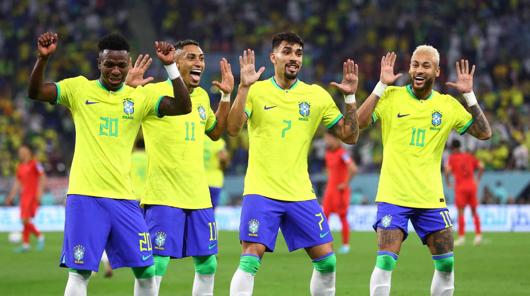 Đội tuyển Brazil bị chỉ trích vì nhảy múa ăn mừng trêu chọc Hàn Quốc - 1