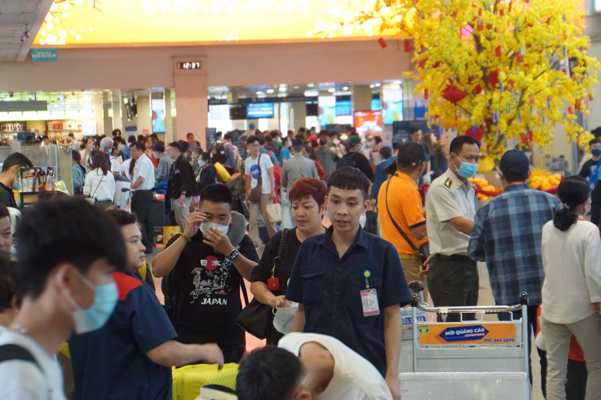 Gần 150.000 khách đổ bộ Tân Sơn Nhất ngày làm việc đầu năm Quý Mão - 2