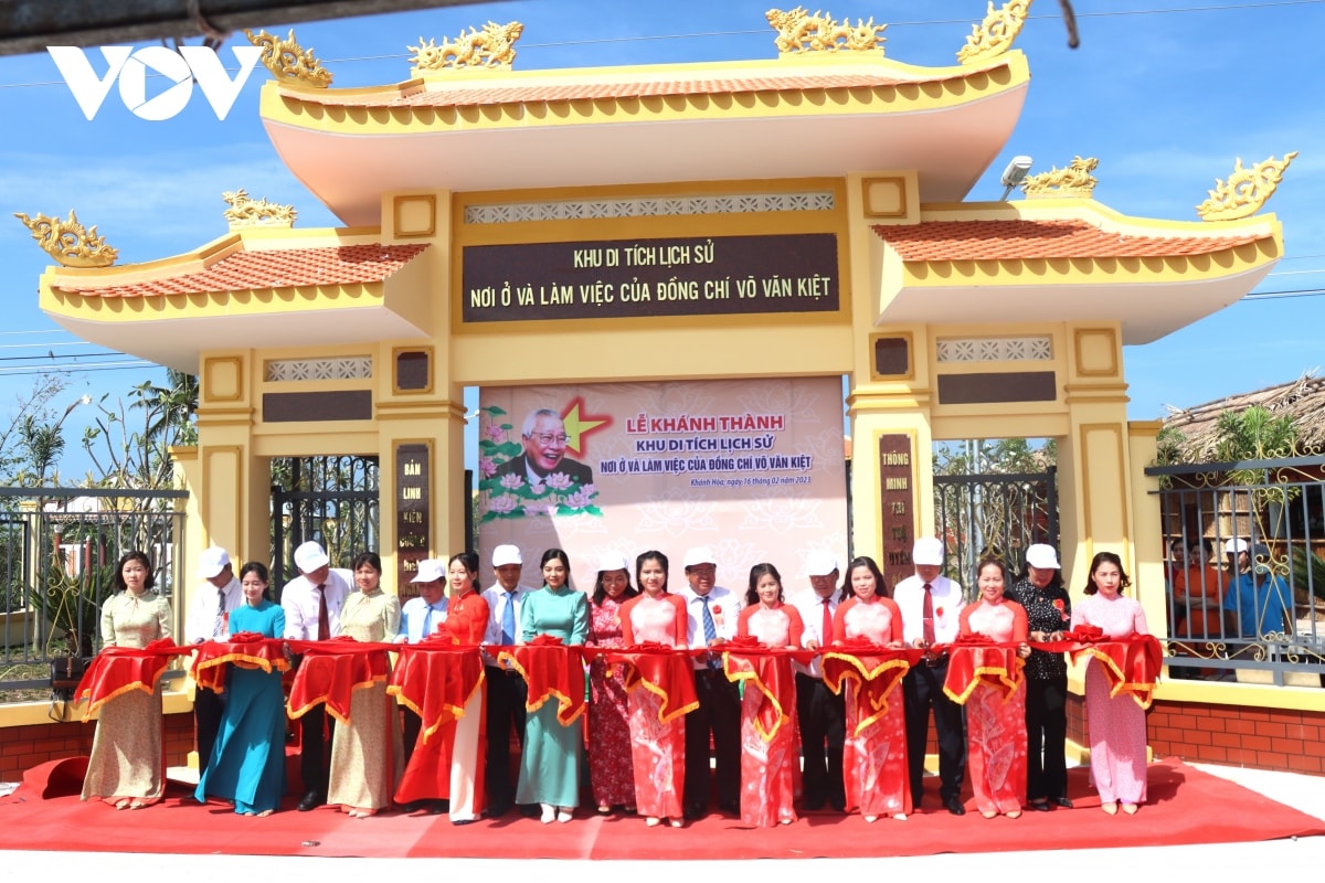 khanh thanh khu di tich thu tuong vo van kiet tai u minh hinh anh 1