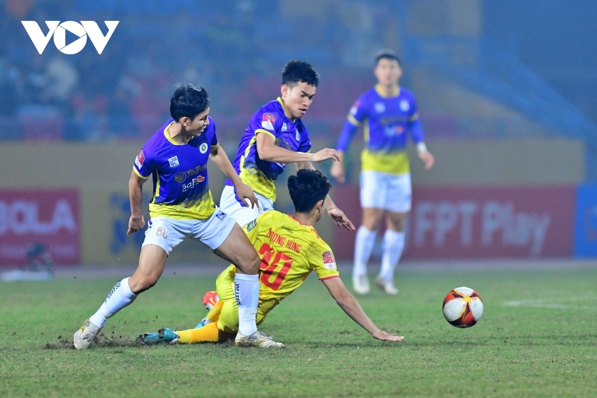 truc tiep ha noi fc 0 - 0 thanh hoa Doi cong quyet liet, ban thang rat gan hinh anh 3