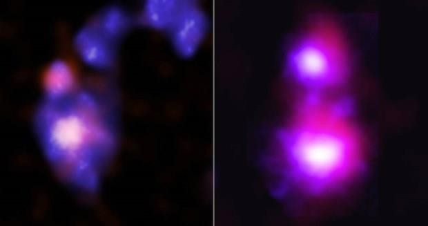 NASA phát hiện 2 lỗ đen khổng lồ trong thiên hà lùn sắp va chạm - 1