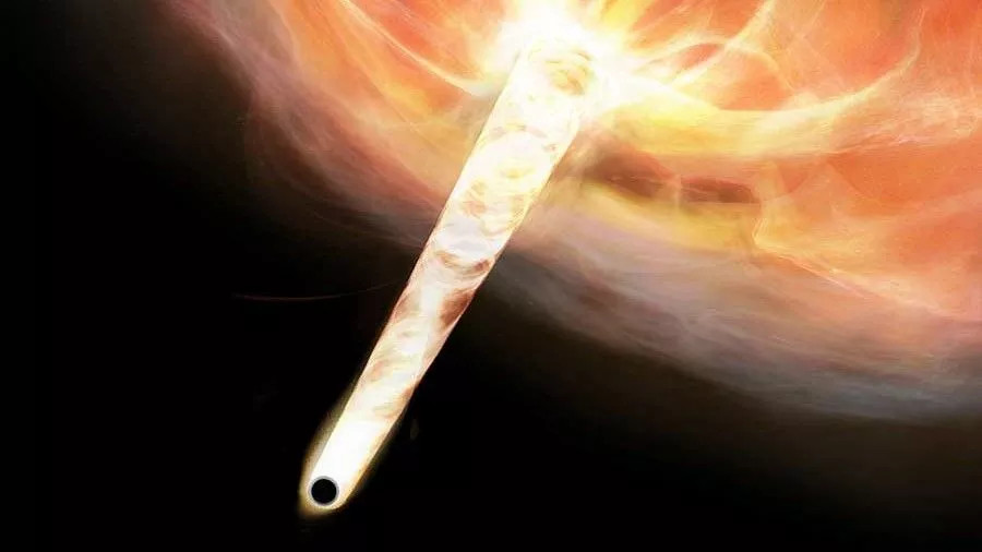 Phát hiện lỗ đen kích thước bằng 20 triệu Mặt Trời đang lang thang trong vũ trụ - 1