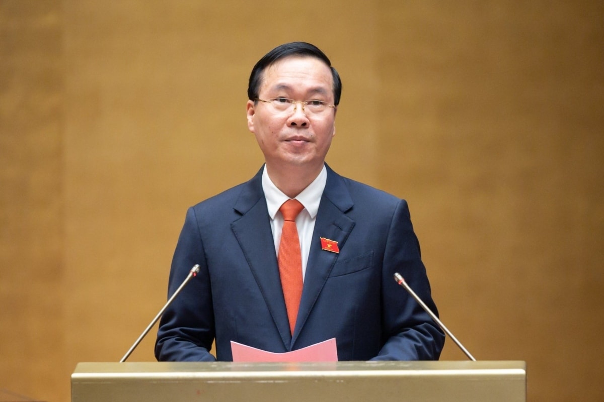 lanh dao cac nuoc gui dien va thu chuc mung chu tich nuoc vo van thuong hinh anh 1