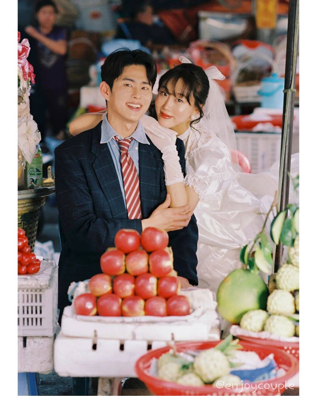 Diễn viên Hàn Quốc nổi tiếng gây sốt với bộ ảnh cưới đẹp như mơ chụp ở Việt Nam - 2