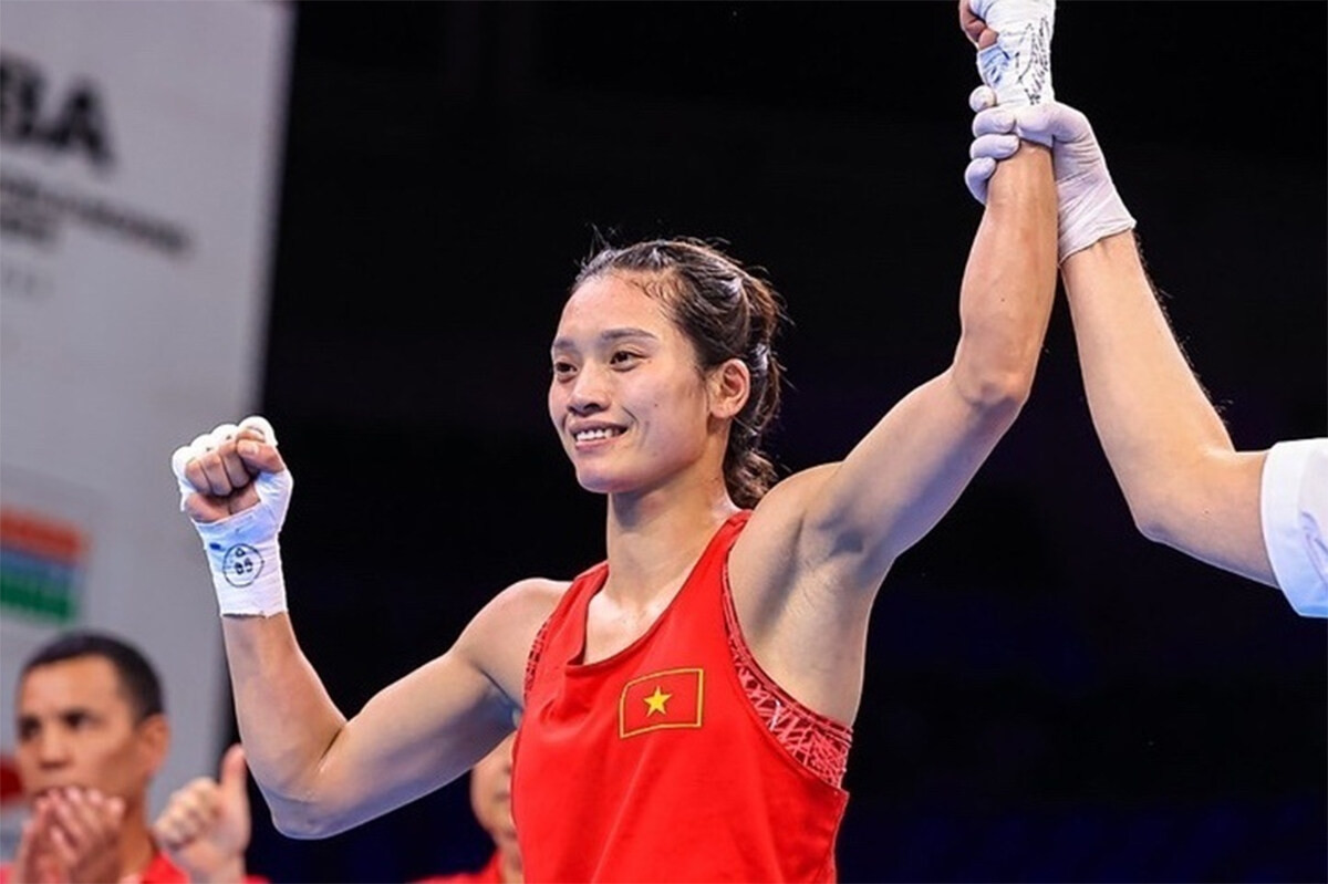 Nguyễn Thị Tâm giành huy chương bạc boxing nữ thế giới 2023 - 1