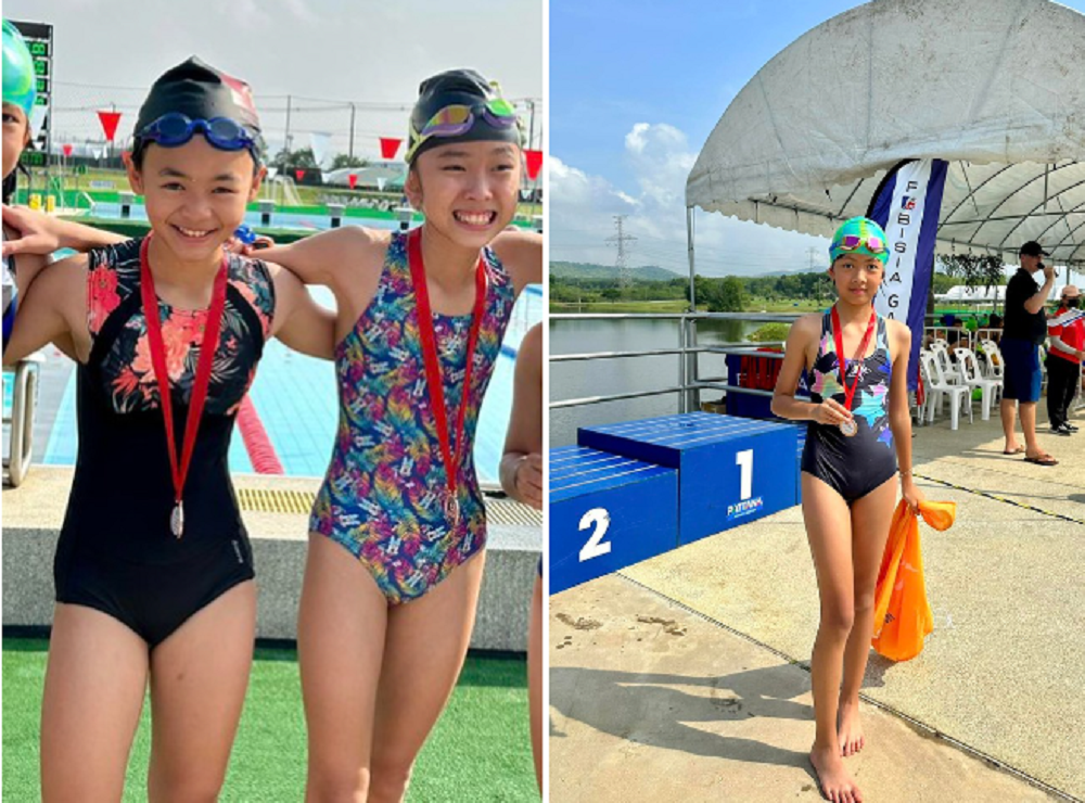 Con gái diễn viên Bình Minh giành 3 huy chương bơi lội tại Thái Lan - 2