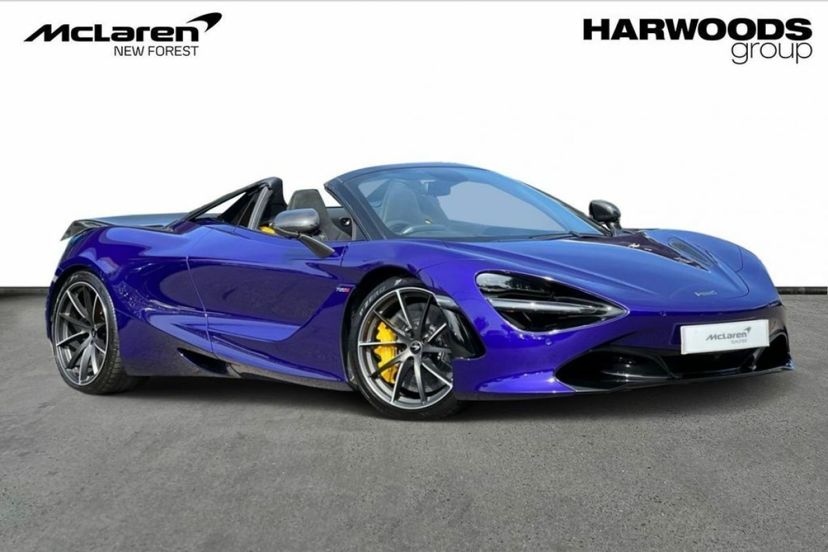 rao ban mclaren 720s spider mau lantana purple cua tay dua daniel ricciardo hinh anh 1