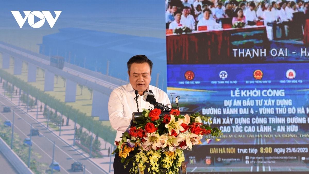 hà nội lấy kết quả thực hiện dự án vành đai 4 là thước đo năng lực lãnh đạo hình ảnh 1 ha noi lay ket qua thuc hien du an vanh dai 4 la thuoc do nang luc lanh dao hinh anh 1