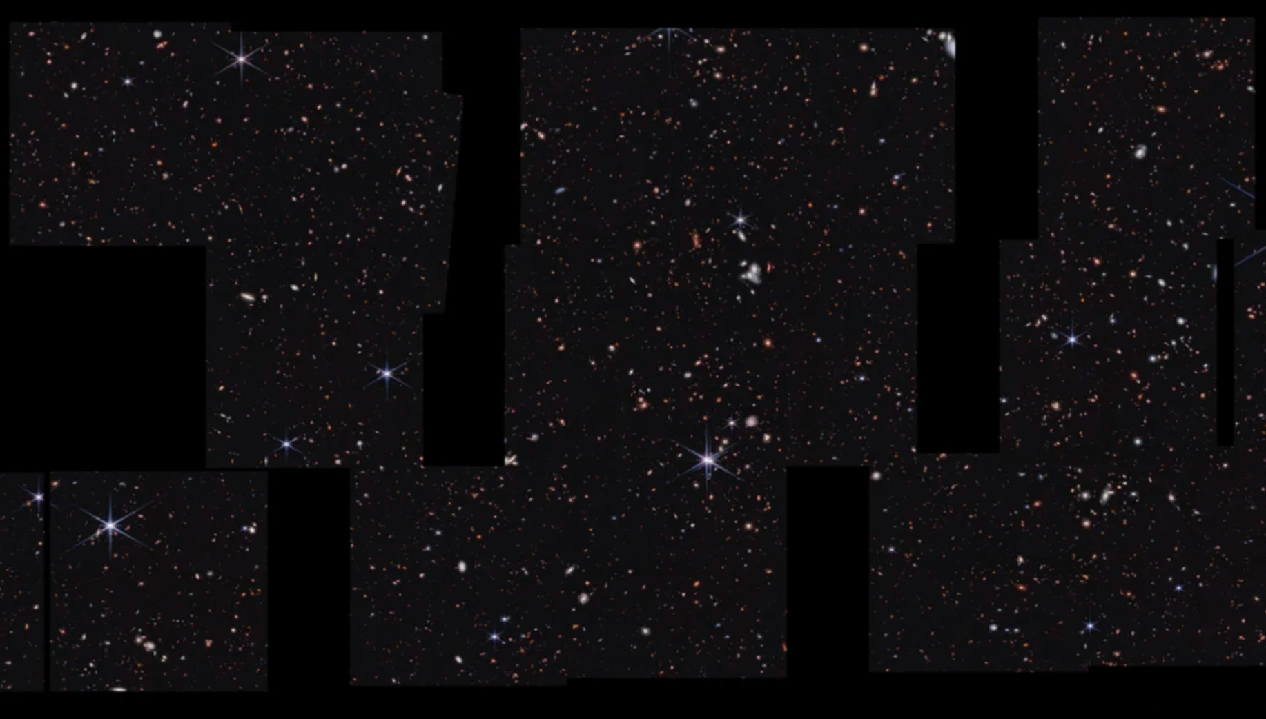 Hình ảnh chụp bởi Kính viễn vọng không gian James Webb dưới ánh sáng cận hồng ngoại. (Ảnh: NASA)