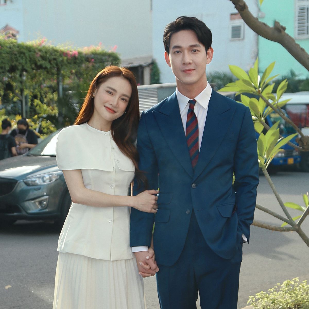 Nhã Phương đóng cặp cùng Song Luân trong phim mới.