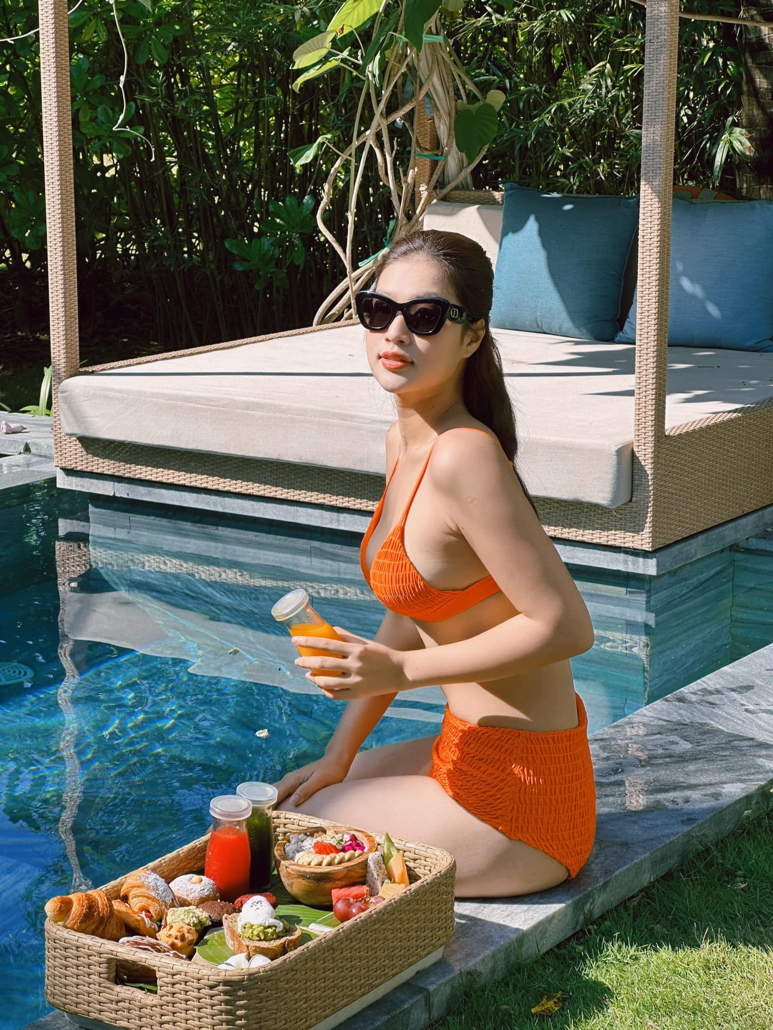 Từng bị chê bai về ngoại hình, Hoa hậu Thiên Ân tự tin diện bikini khoe eo thon - 3