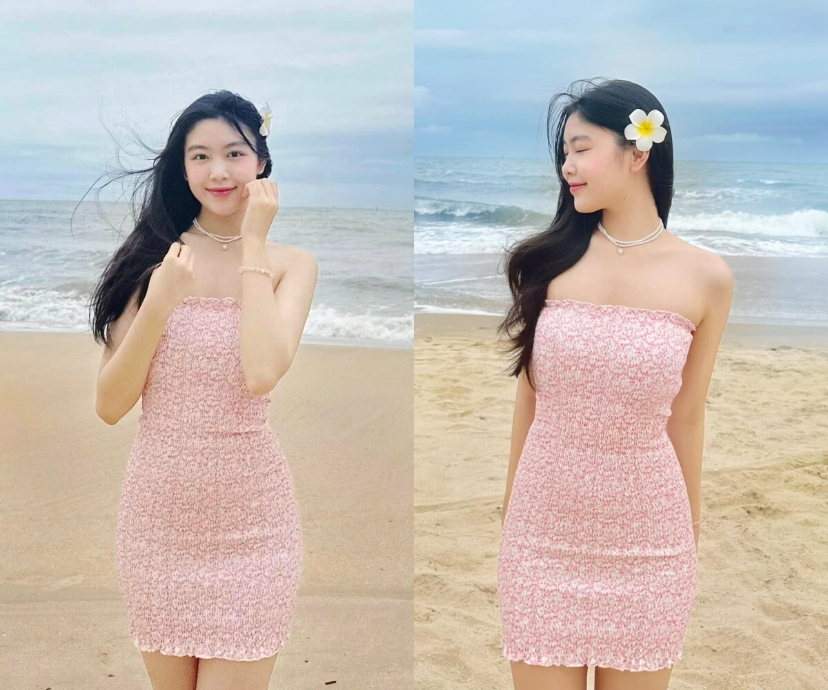Con gái Quyền Linh khoe ảnh trên bãi biển, khán giả xuýt xoa: Đây mới là vẻ đẹp của Hoa hậu - 1
