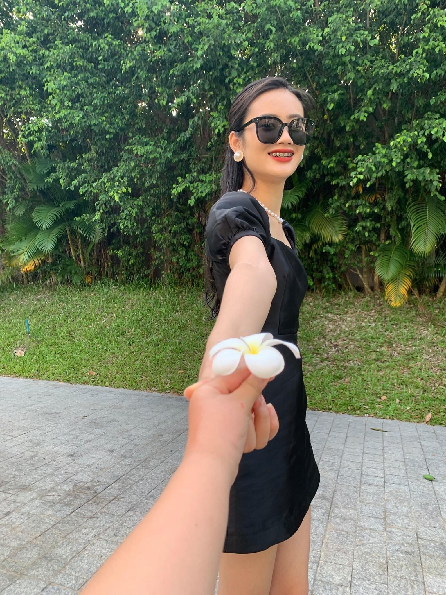 Hoa hậu gốc Bình Định năm 19 tuổi.