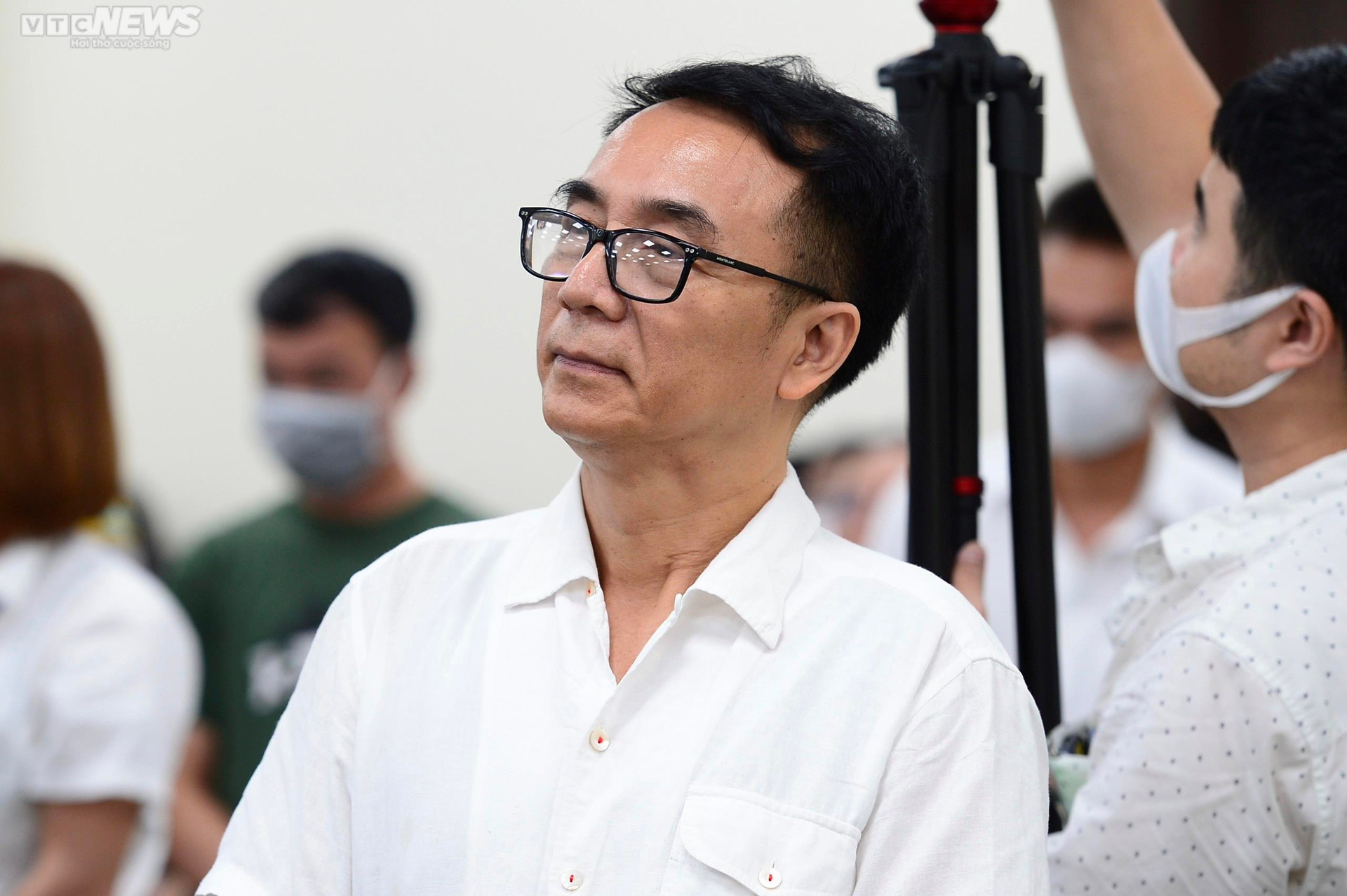 Bị cáo Trần Hùng tại phiên toà ngày 27/7.