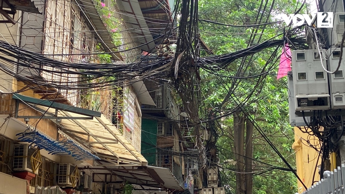  mang nhen cap vien thong va luoi dien giang khap pho o ha noi hinh anh 13