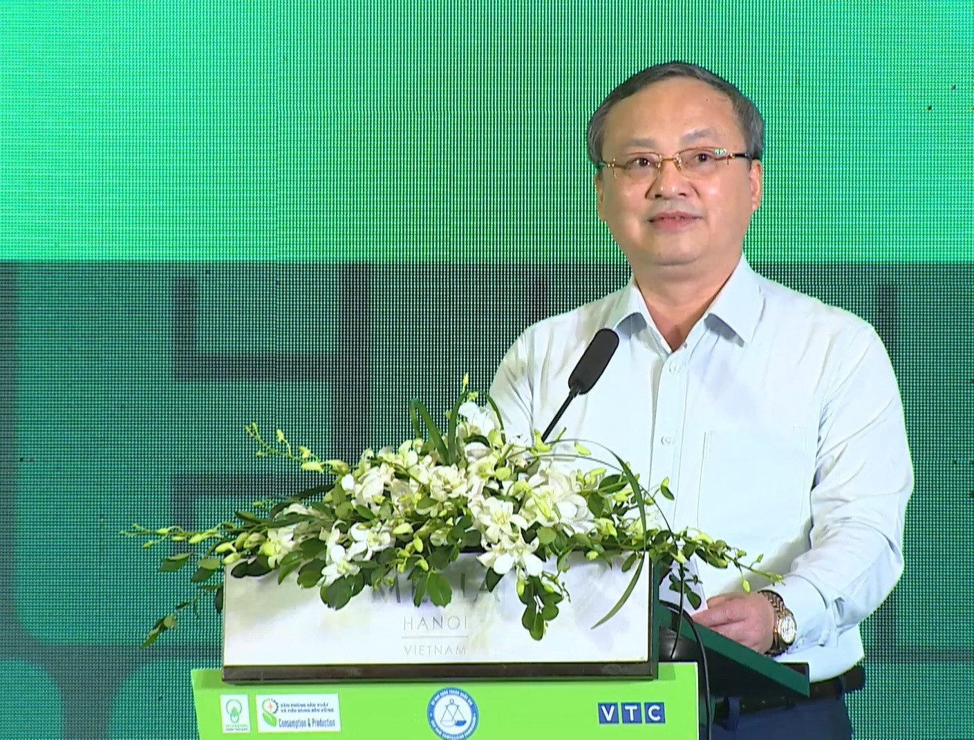 Ông Đỗ Tiến Sỹ, Ủy viên Trung ương Đảng, Tổng Giám đốc Đài Tiếng nói Việt Nam (VOV) phát biểu tại diễn đàn.