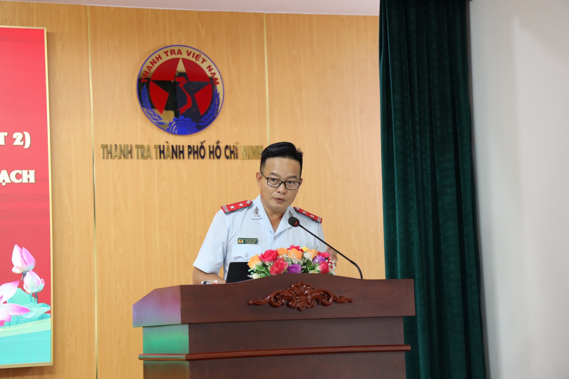 Trưởng phòng Thanh tra phòng, chống tham nhũng Trịnh Minh Vương. (Ảnh: TTBC)