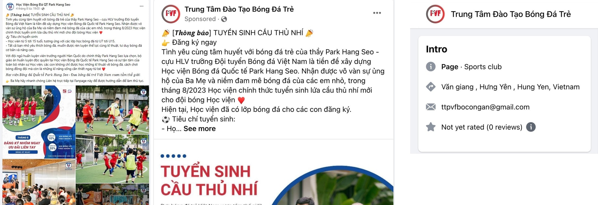 Trung tâm bóng đá của HLV Park Hang Seo bị mạo danh.