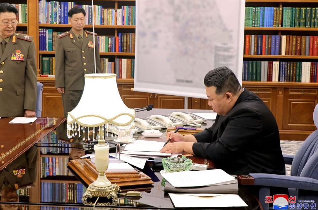 Nhà lãnh đạo Triều Tiên Kim Jong-un. (Ảnh: KCNA)