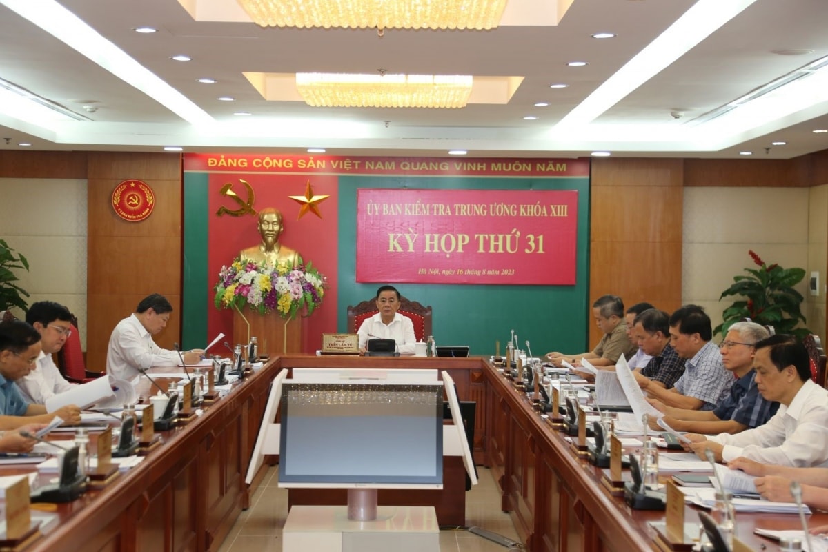 toàn văn thông cáo báo chí kỳ họp thứ 31 của Ủy ban kiểm tra trung ương hình ảnh 1 toan van thong cao bao chi ky hop thu 31 cua Uy ban kiem tra trung uong hinh anh 1