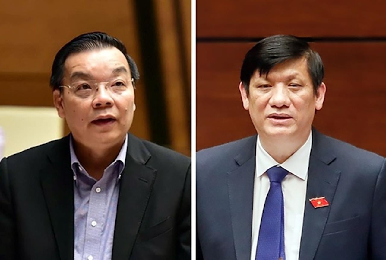 Ông Chu Ngọc Anh và Nguyễn Thành Long.