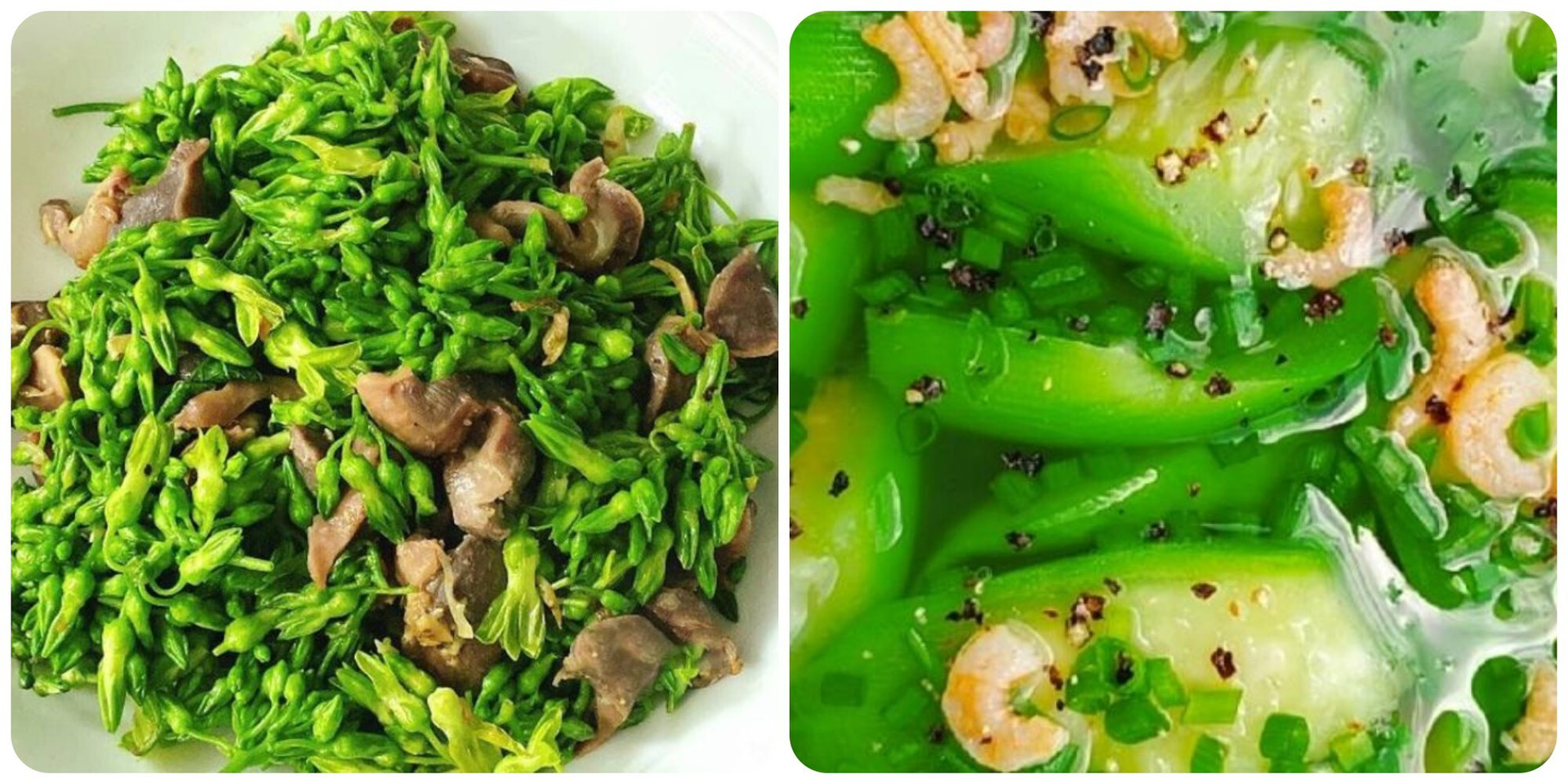 2 món rau của người Việt là ‘thuốc chữa đau đầu’.