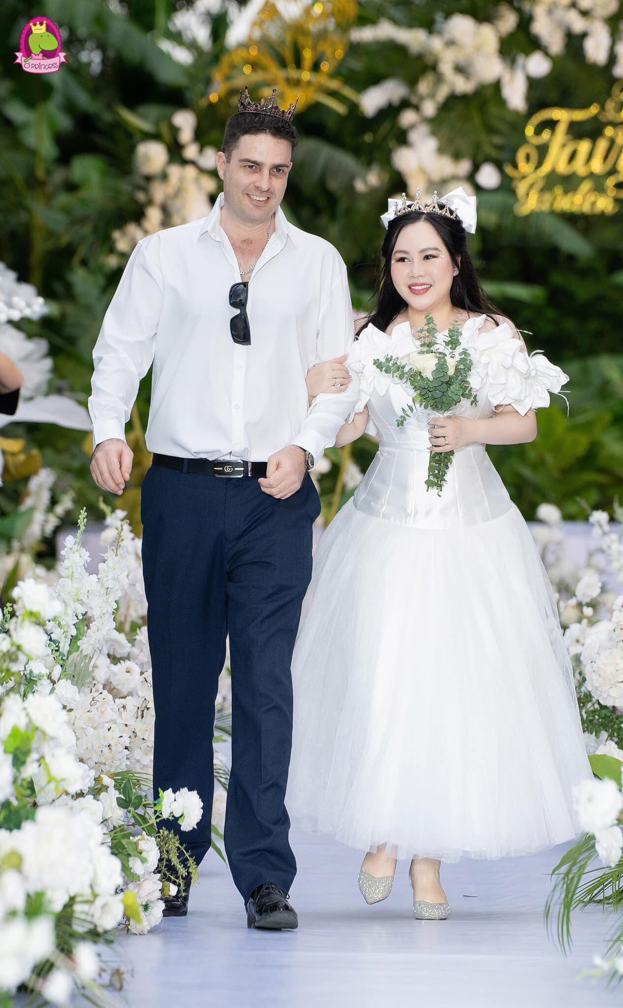 Trương Phương và chồng.