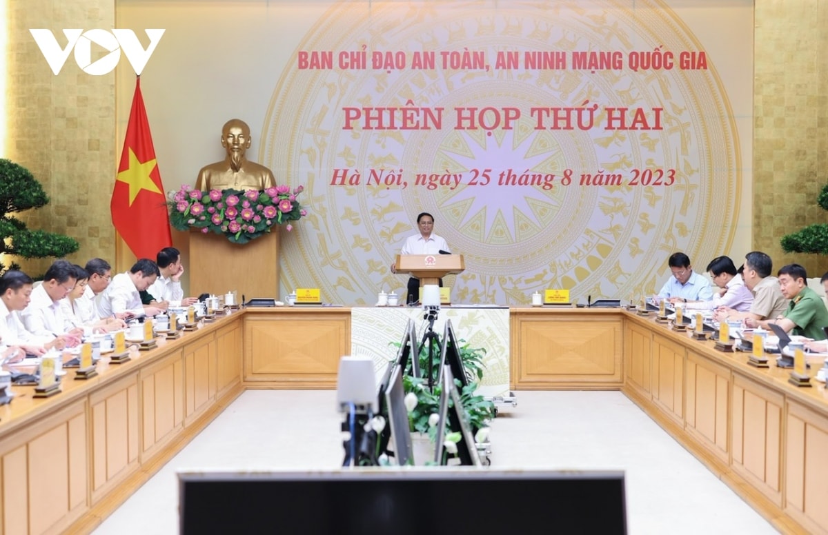 thủ tướng chủ trì phiên họp ban chỉ đạo an toàn, an ninh mạng quốc gia hình ảnh 1 thu tuong chu tri phien hop ban chi dao an toan, an ninh mang quoc gia hinh anh 1