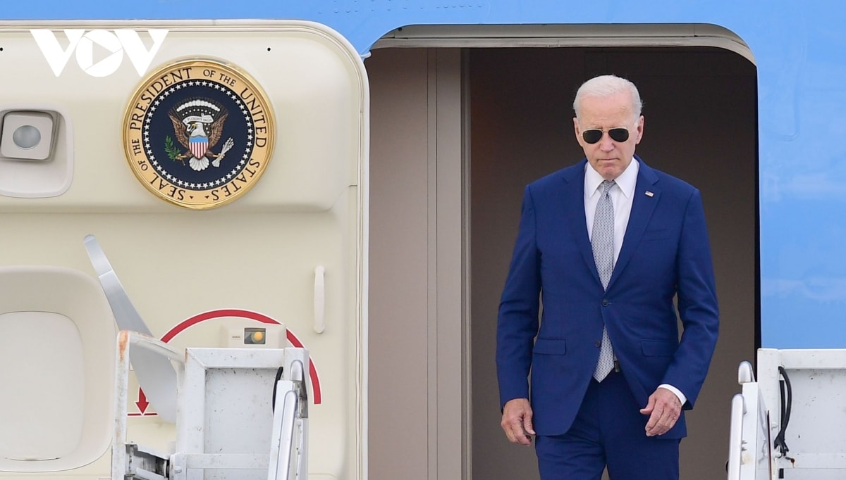 tong bi thu nguyen phu trong chu tri le don tong thong hoa ky joe biden tai ha noi hinh anh 5