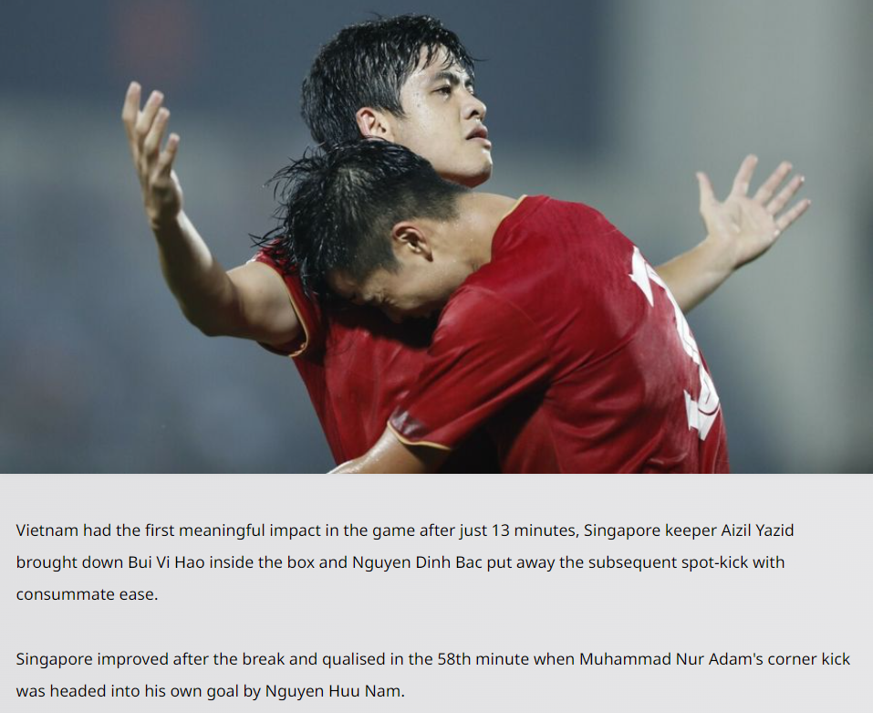 AFC nói về tình huống đá phản lưới nhà của Hữu Nam.