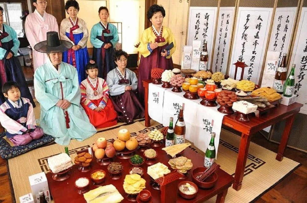 Ngày Tết Trung thu ở Hàn Quốc được gọi là Chuseok, biểu tượng cho sự thịnh vượng. (Ảnh: Pinterest)