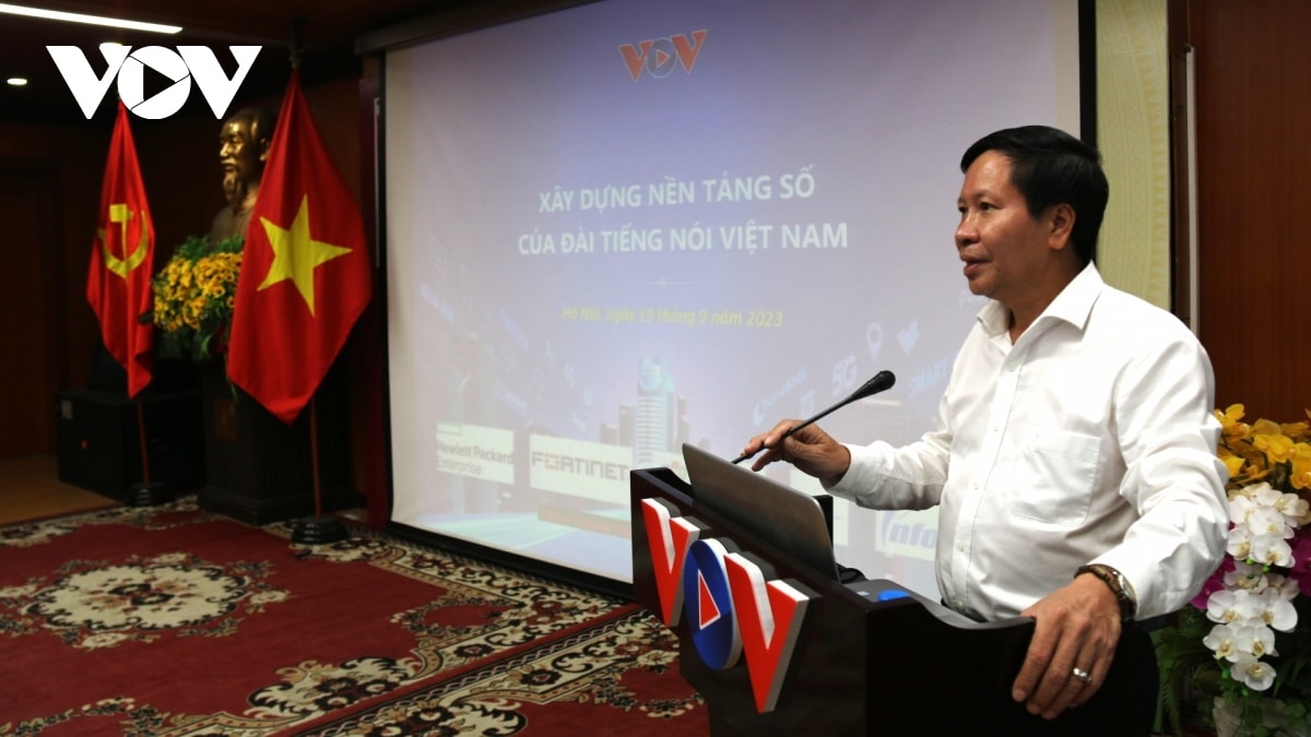 xây dựng nền tảng số của Đài tiếng nói việt nam hình ảnh 1 xay dung nen tang so cua Dai tieng noi viet nam hinh anh 1