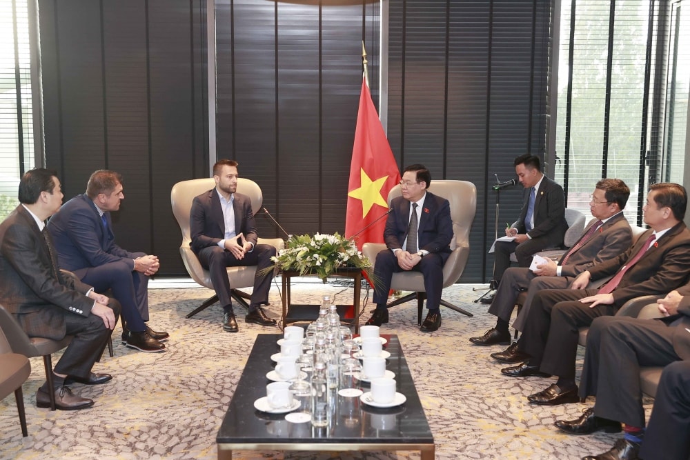 chủ tịch quốc hội vương Đình huệ tiếp các tập đoàn tại bulgaria hình ảnh 2 chu tich quoc hoi vuong Dinh hue tiep cac tap doan tai bulgaria hinh anh 2