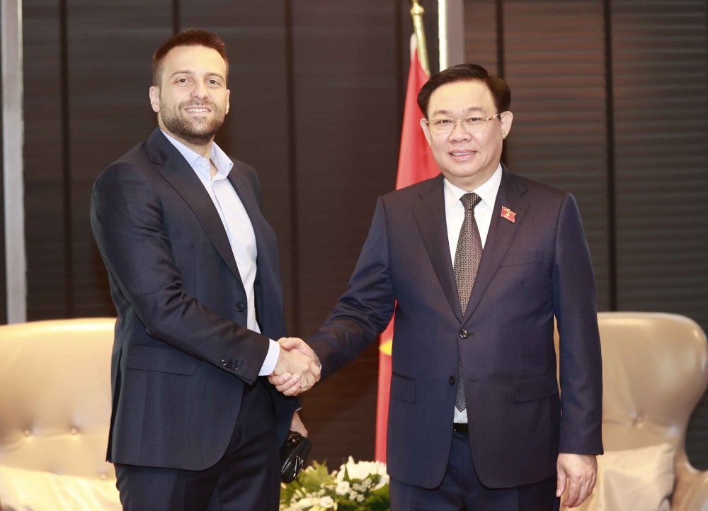 chủ tịch quốc hội vương Đình huệ tiếp các tập đoàn tại bulgaria hình ảnh 1 chu tich quoc hoi vuong Dinh hue tiep cac tap doan tai bulgaria hinh anh 1