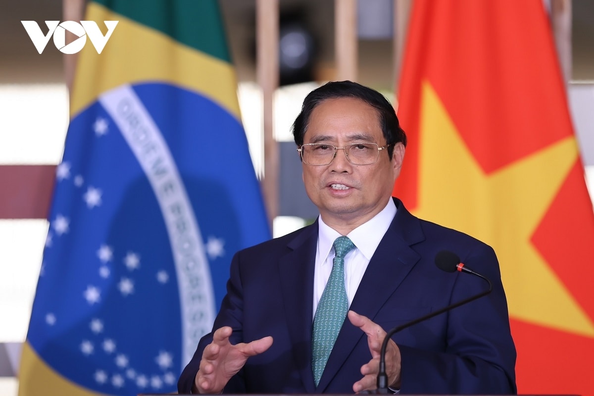 thủ tướng phạm minh chính và tổng thống brazil họp báo chung sau hội đàm hình ảnh 3 thu tuong pham minh chinh va tong thong brazil hop bao chung sau hoi dam hinh anh 3