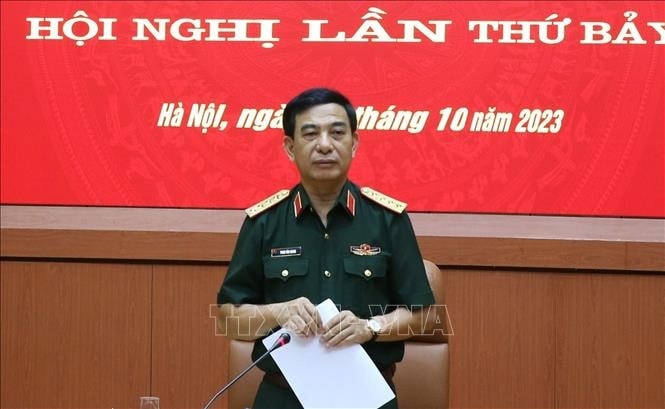 Đại tướng phan văn giang, bộ trưởng bộ quốc phòng chủ trì hội nghị quân ủy tƯ hình ảnh 1 Dai tuong phan van giang, bo truong bo quoc phong chu tri hoi nghi quan uy tU hinh anh 1