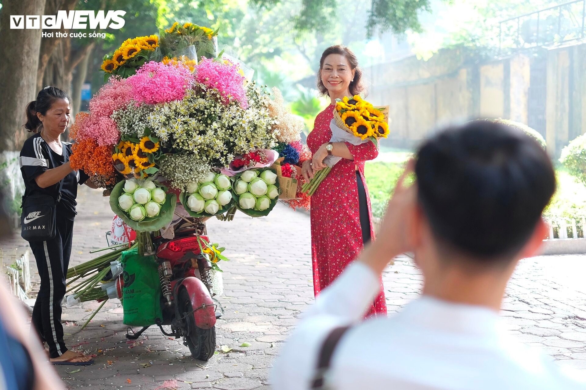 'Đặc sản' cúc họa mi đầu mùa giá chát, khách vẫn tấp nập mua - 3