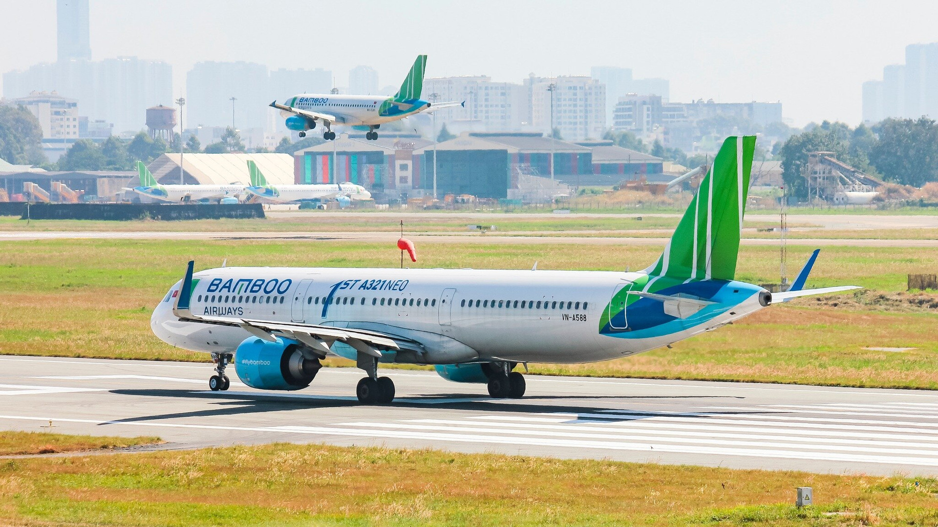 Bamboo Airways tạm dừng khai thác loạt đường bay quốc tế. (Ảnh: Bamboo Airways)