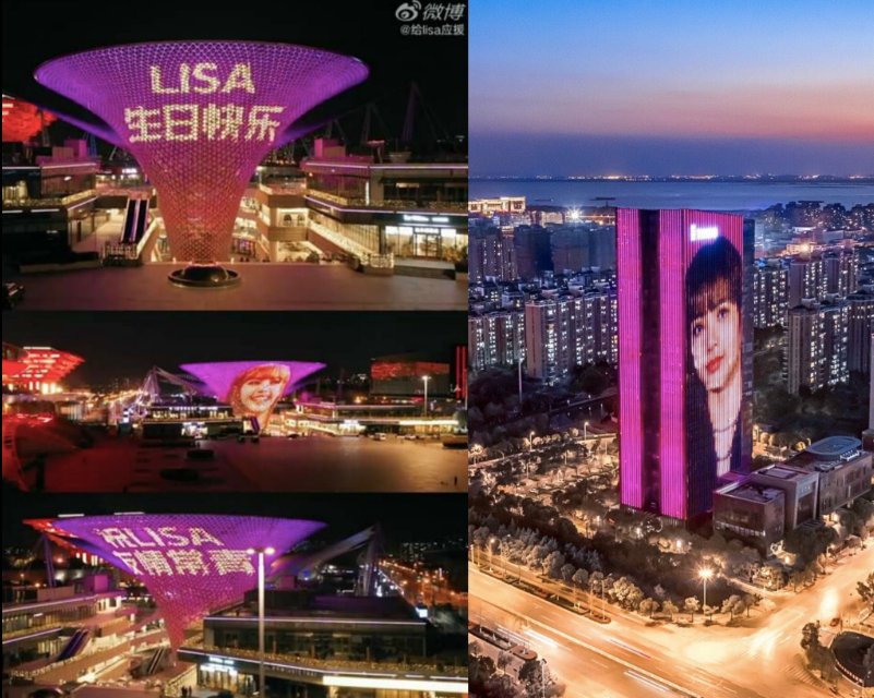 Lisa sở hữu lượng người hâm mộ đông đảo ở Trung Quốc.