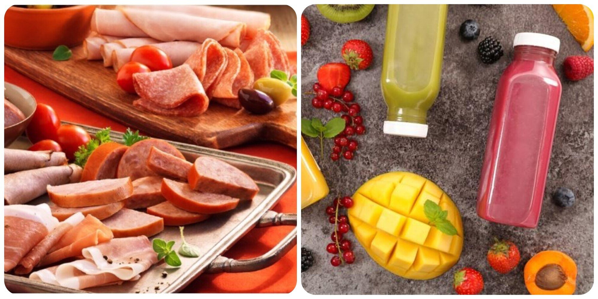 Thịt chế biến sẵn và nước ép trái cây là hai món được khuyên không nên dùng vào bữa sáng