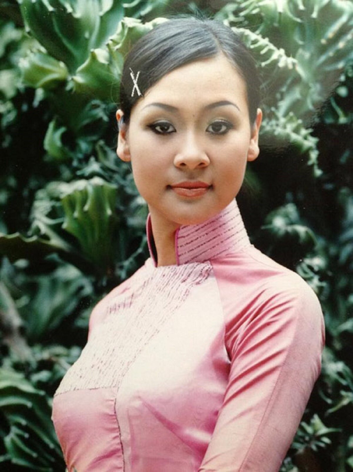 Hoa hậu Trần Bảo Ngọc thời trẻ.