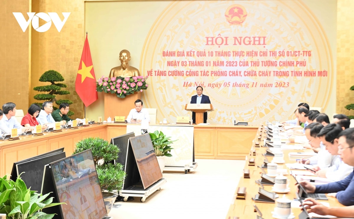 thu tuong chu tri hoi nghi toan quoc ve cong tac phong chay chua chay hinh anh 3