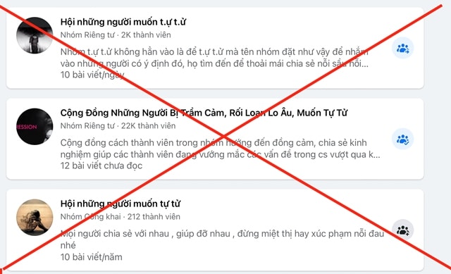 ngăn chặn các nhóm hướng dẫn cách tự tử, bùng nợ trên facebook hình ảnh 1 ngan chan cac nhom huong dan cach tu tu, bung no tren facebook hinh anh 1