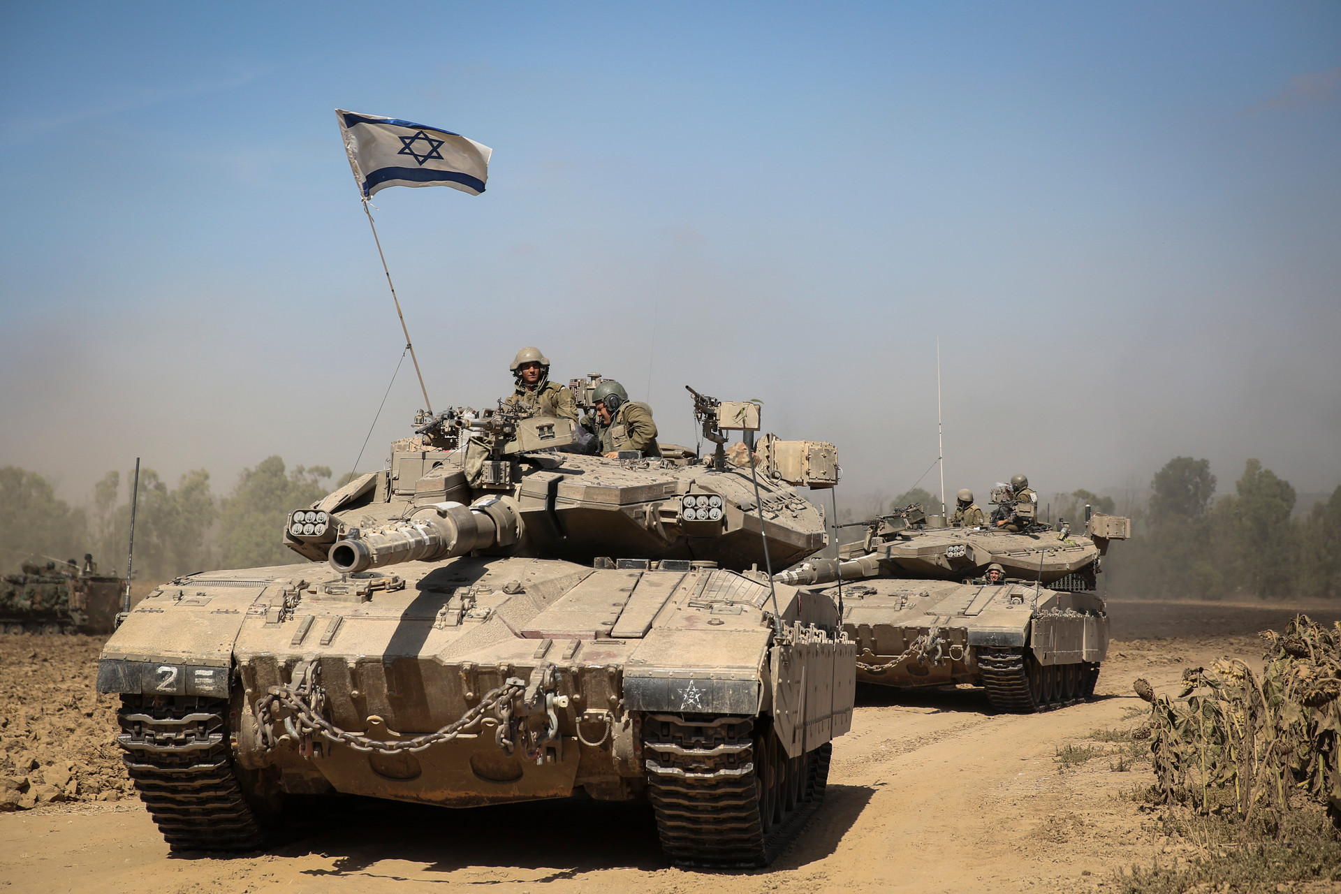 Tính đến đầu tháng 11, Israel đã triển khai ít nhất 20.000 quân đến dải Gaza nhưng giao tranh chủ yếu diễn ra ở phía bắc. (Ảnh: AP)