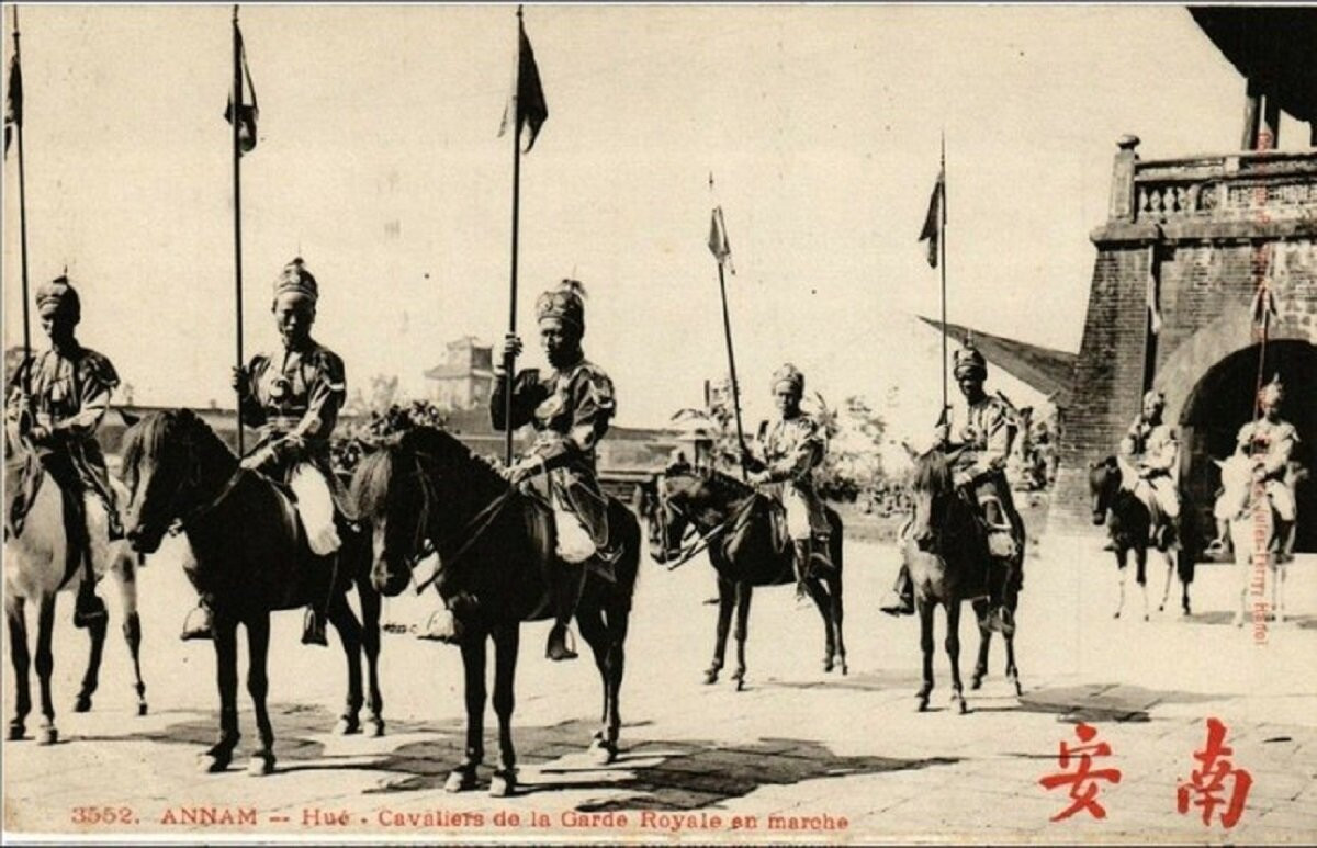 Kỵ binh triều Nguyễn. (Ảnh: S.T.)