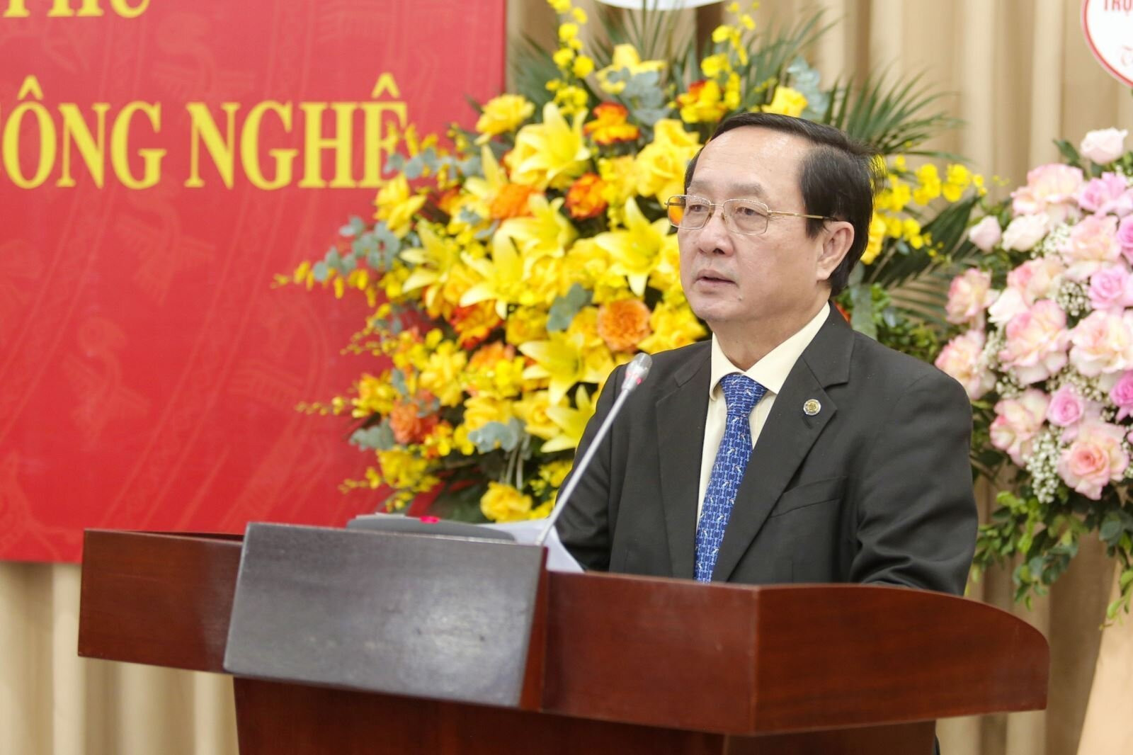 Bộ trưởng Khoa học và Công nghệ Huỳnh Thành Đạt phát biểu tại buổi lễ. (Ảnh: Bộ Khoa học và Công nghệ).