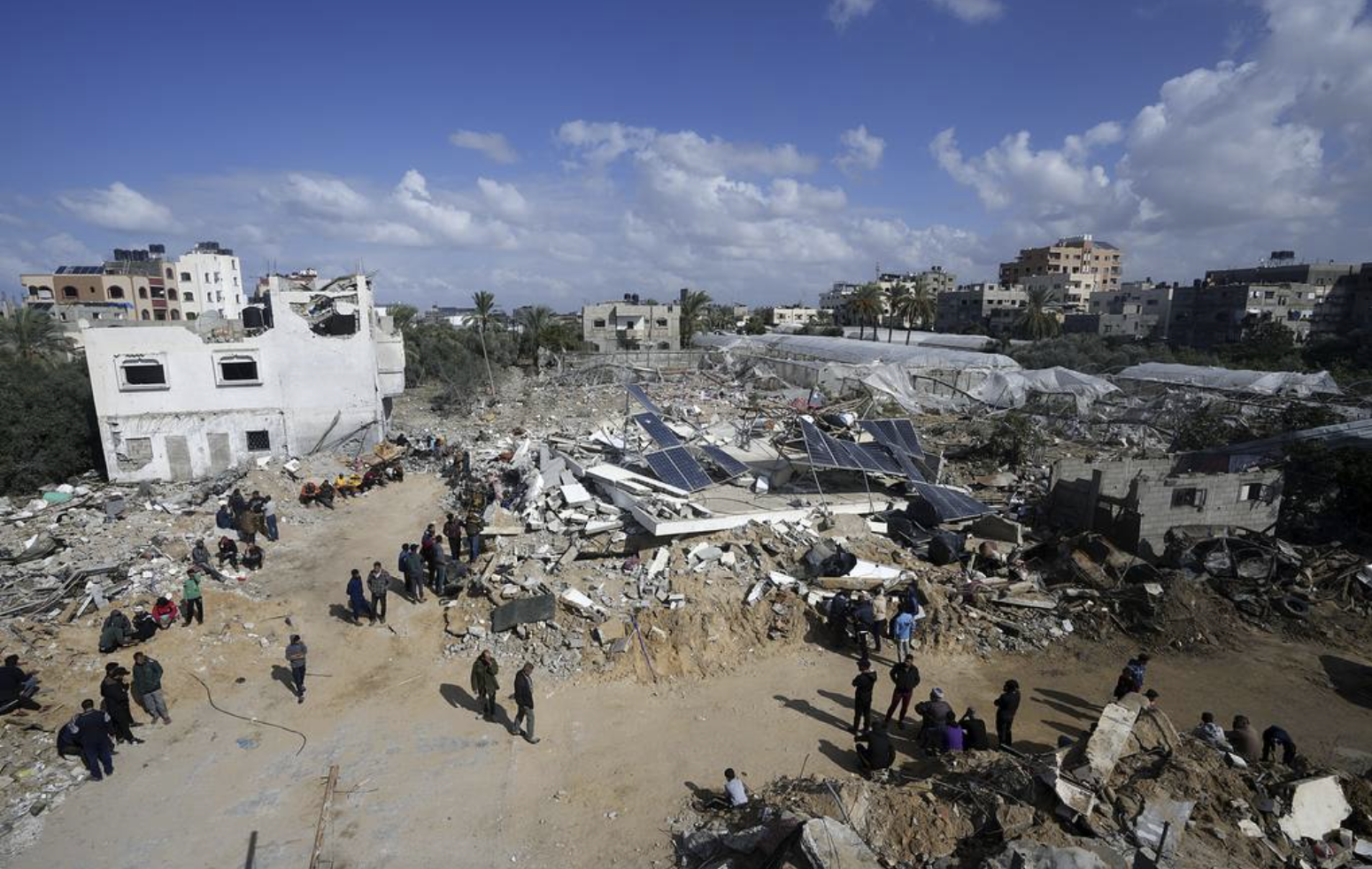 Xung đột dải Gaza tiếp diễn, không hồi kết. (Ảnh: AP)