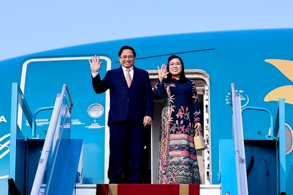 thủ tướng và phu nhân lên đường tham dự cop28, thăm chính thức thổ nhĩ kỳ hình ảnh 1 thu tuong va phu nhan len duong tham du cop28, tham chinh thuc tho nhi ky hinh anh 1