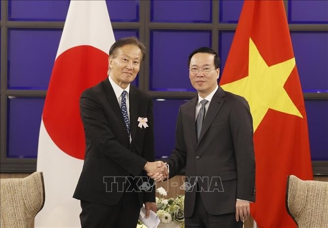 chủ tịch nước võ văn thưởng tiếp chủ tịch hội hữu nghị kyushu-việt nam hình ảnh 1 chu tich nuoc vo van thuong tiep chu tich hoi huu nghi kyushu-viet nam hinh anh 1