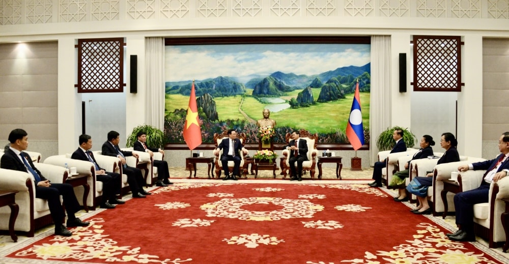 chu tich quoc hoi vuong Dinh hue hoi kien tong bi thu, chu tich nuoc lao hinh anh 2